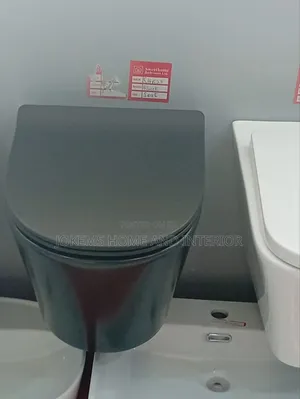 Matte Black Toilet Seat Conceal