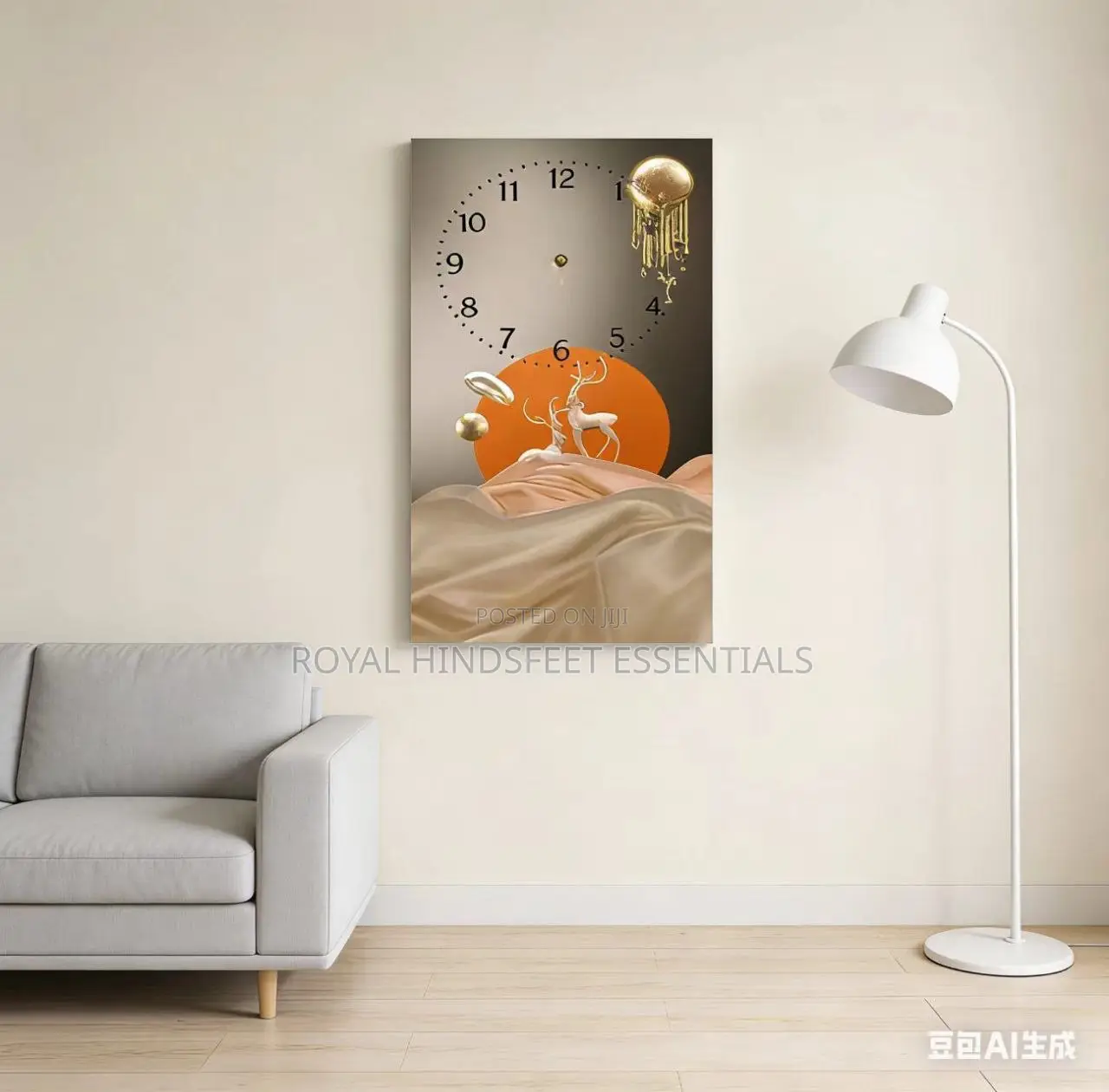 40by80cm Frame Clock