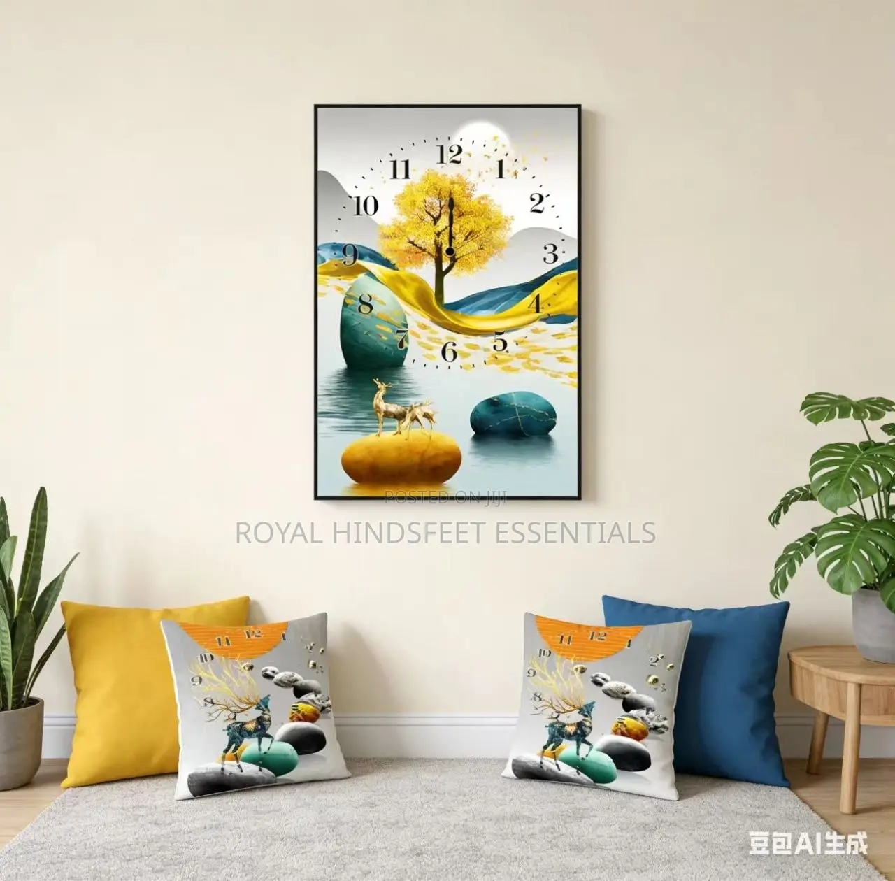 40by80cm Frame Clock