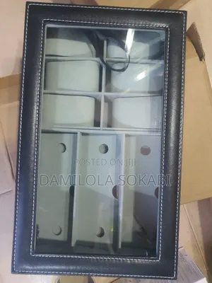 6 Watch And 3 Glass Organizer