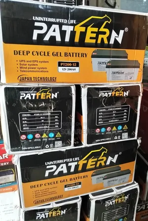200ah/12v Pattern Dry Cell Battery