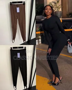 Mugler 3d Striped Pant {Super Thick Stretch, With Stirrups}
