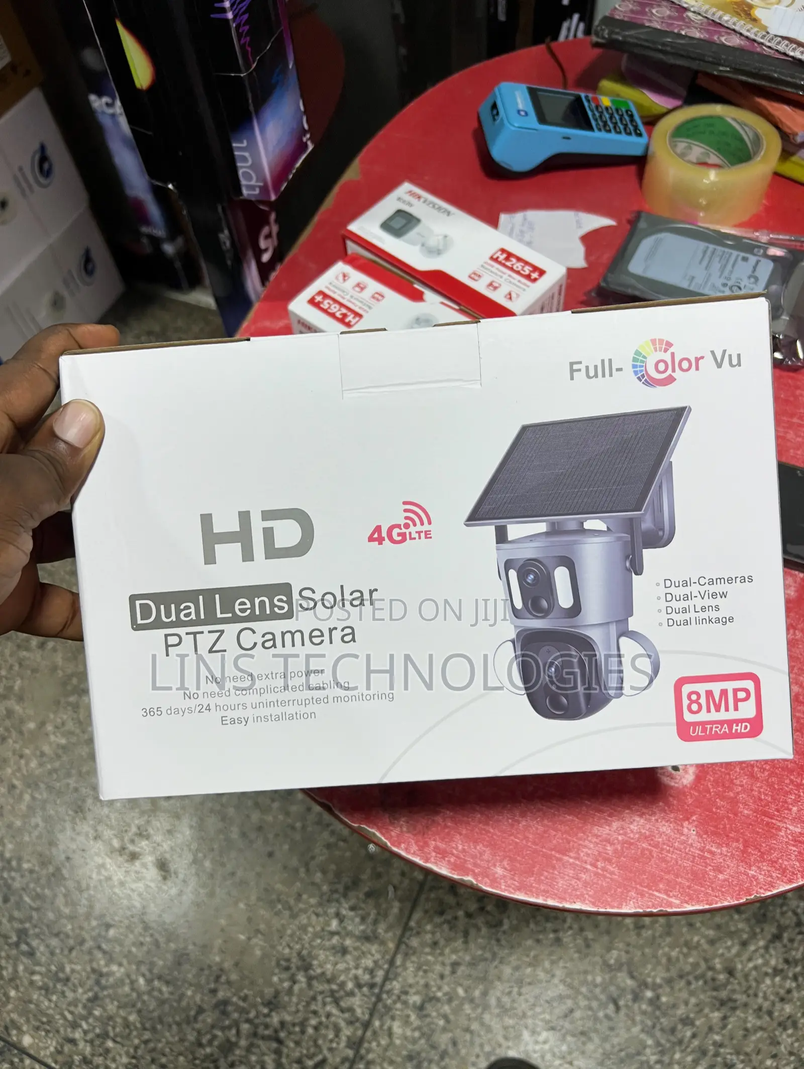 Ubox 4g Dual Lens Solar PTZ Camera