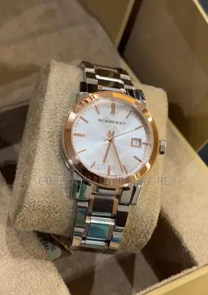 New Authentic Burberry Quality Luxury Men Wristwatch