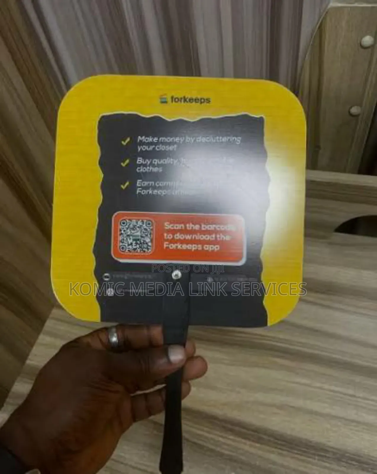 PVC Custom Hand Fan