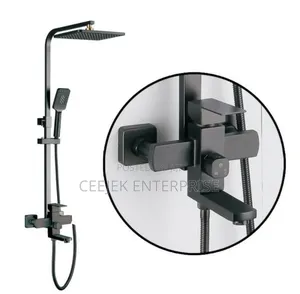 Executive Square Black Mixer Tap