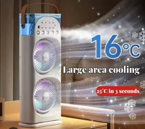 Double Headed Water Spraying Fan (Best Personal Cooling Machine 