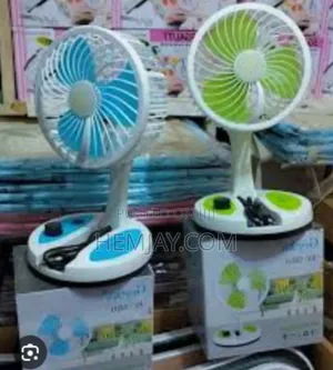 Rechargeable Portable and Foldable Fan With Light "Multi Purpose Fan"
