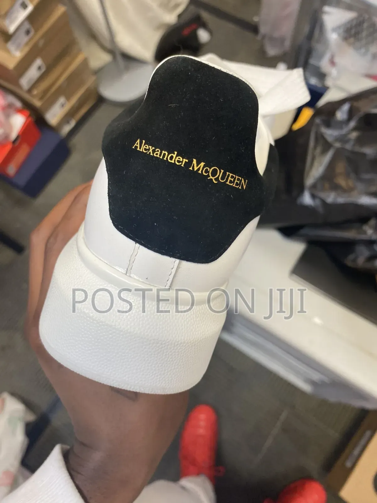 Alexander McQueen Oversized White Sneakers