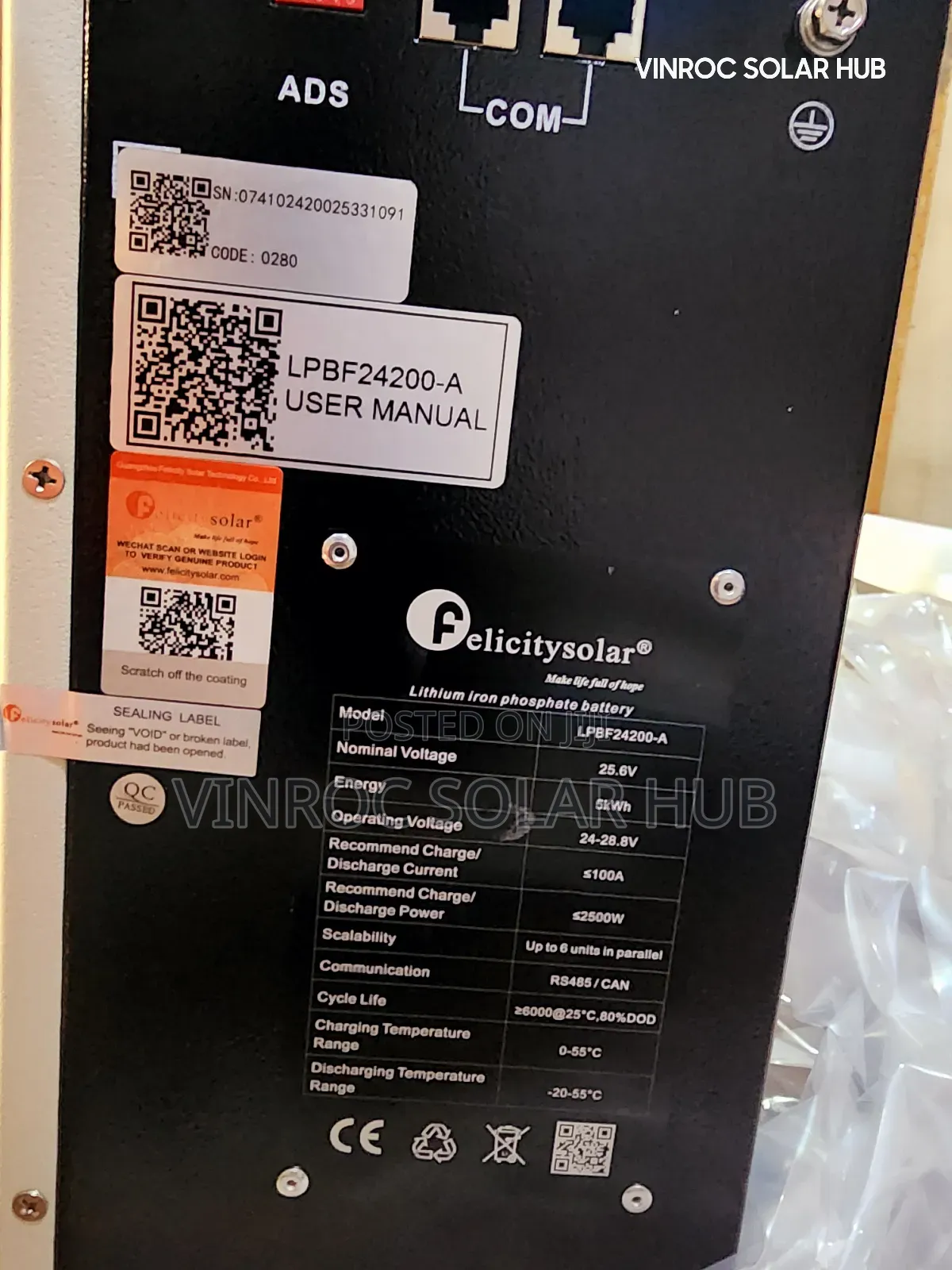 Felicity Lithium Battery