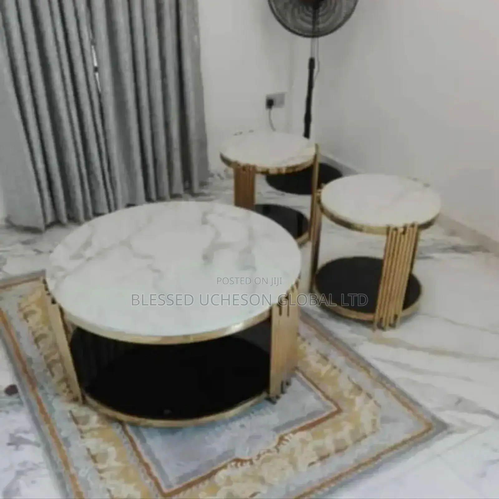 Exclusive Center Table and Side Stools
