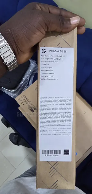 New Laptop HP EliteBook 645 G9 16GB AMD Ryzen 5 SSD 512GB