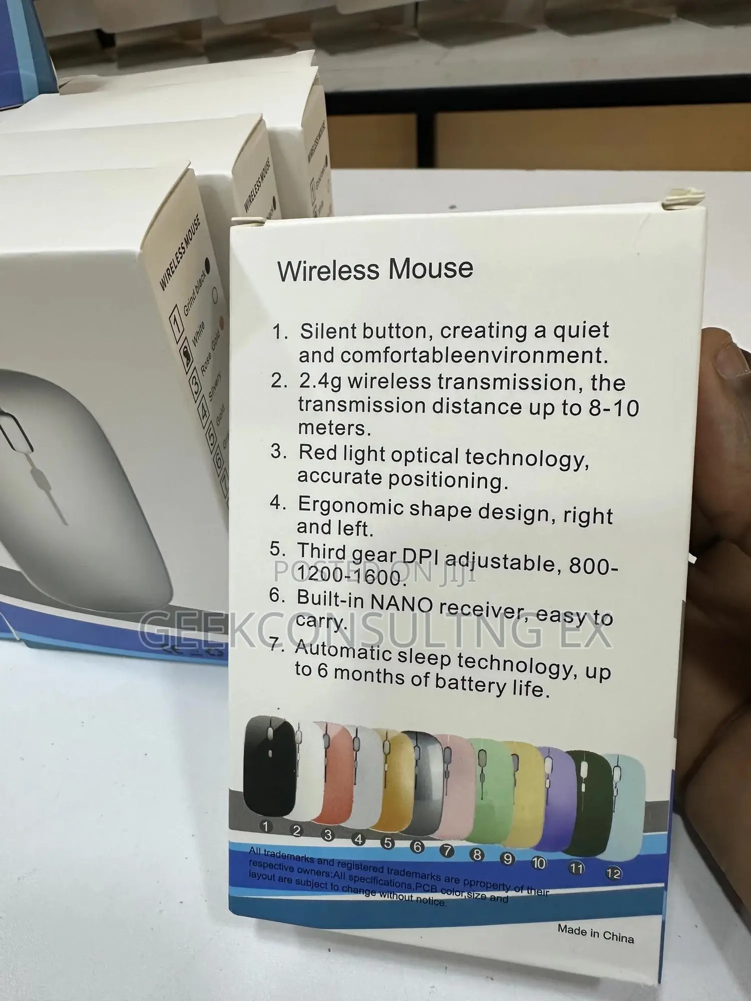 Rechargeable Wireless Bluetooth Mouse