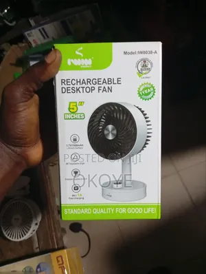 Iwin Desktop Rechargeable Fan