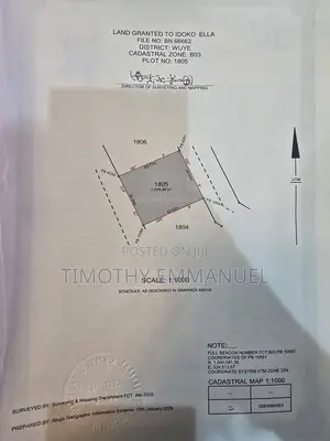 1,609.42 Square Meters C of O Residential Land
