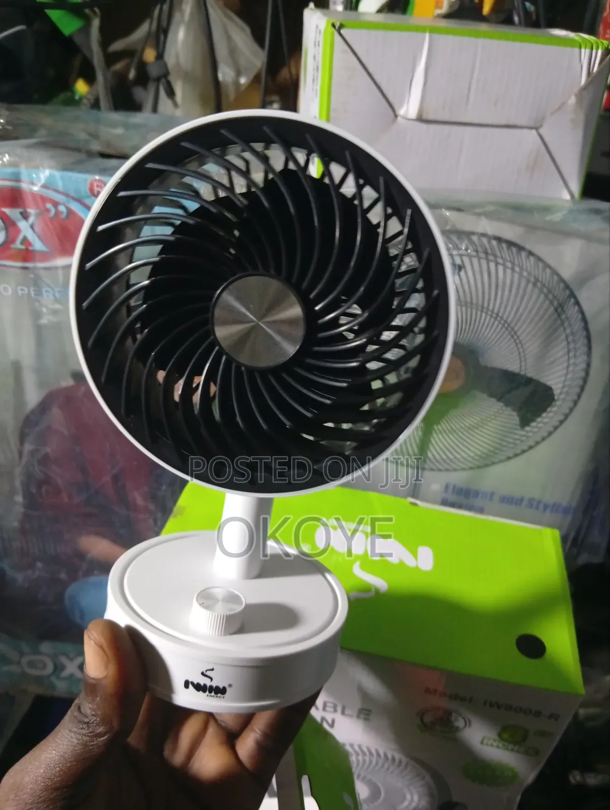 Iwin Desktop Rechargeable Fan