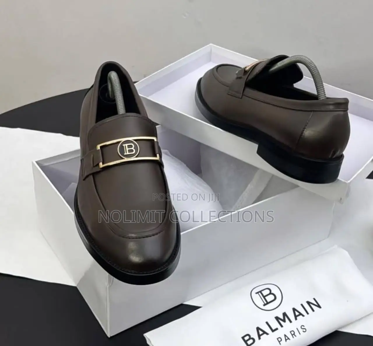 Balmain Leather Loafers