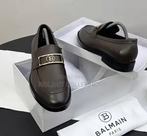 Balmain Leather Loafers