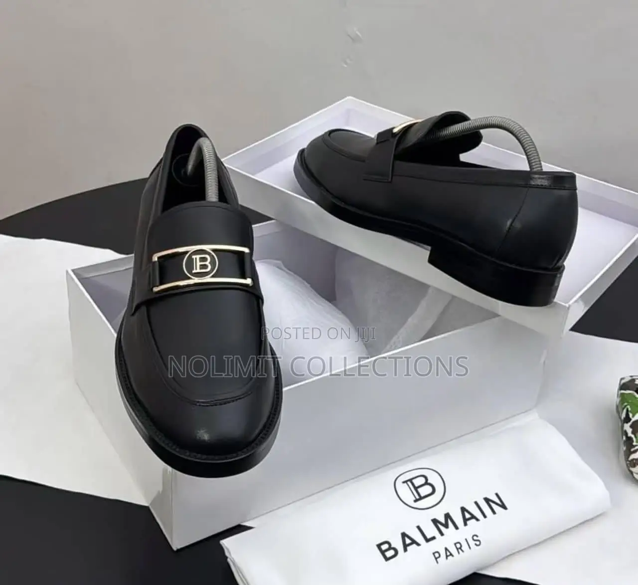 Balmain Leather Loafers
