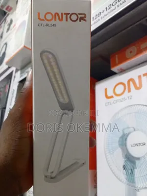 Lontor CTL-Rl245 Foldable Rechargeable Led Desk Lamp – High Brightness