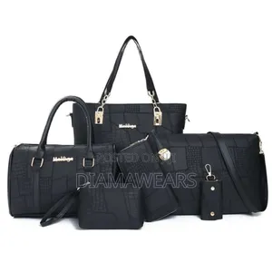 6 in One Ladies Tote Bag Brown
