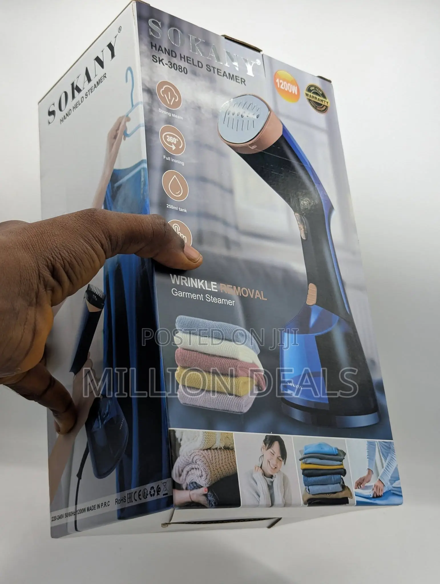Unique Handheld Garment 360 Degree Wrinkle Removal