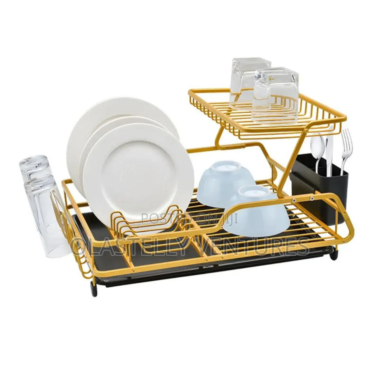 Quality Silver Dish Rack. H