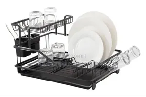 Quality Silver Dish Rack. H