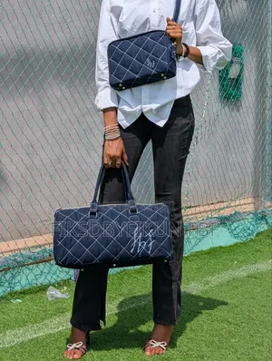 TQLC Denim Duffel and Crossbody Bag