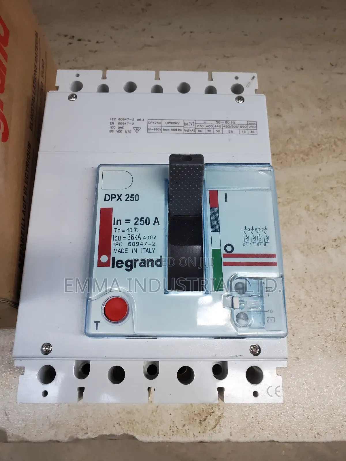 Legrand Braker 4pole 250a