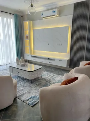 8 by 10 Luxury Design of Tv Console With Light Design