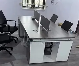 Workstation Table With 4-chair