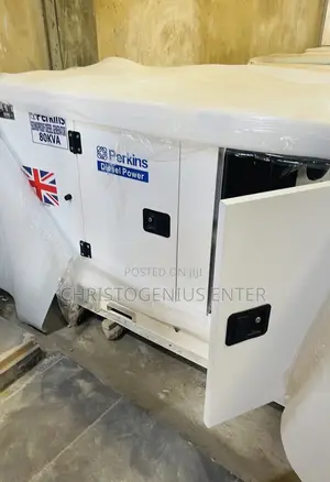 -England Perkins Soundproof Generator 80kva