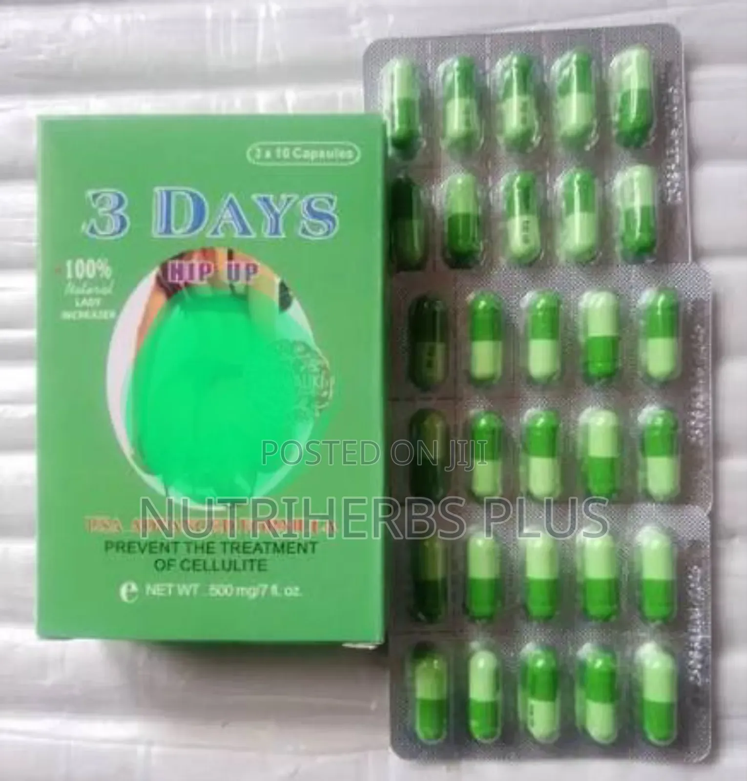 3 Days Hip Up Capsules: Natural Lady Increaser