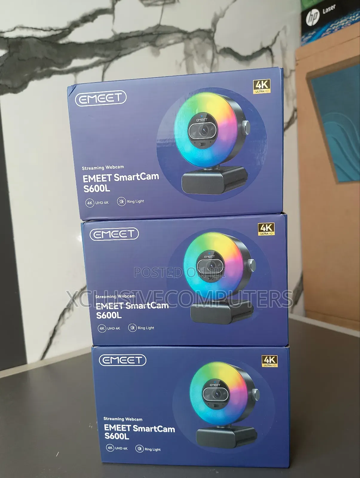 Emeet Smartcam S600l Uhd With Built-in Ring Light