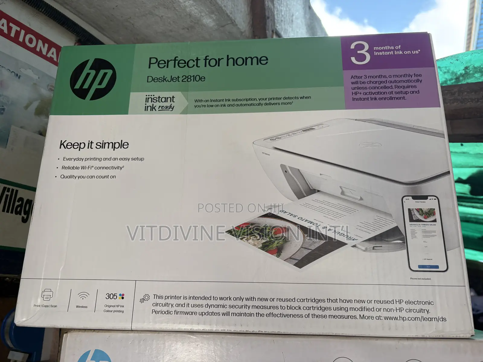 HP Officejet 250 Mobile Printer All-in-One ,3 in 1 Printer