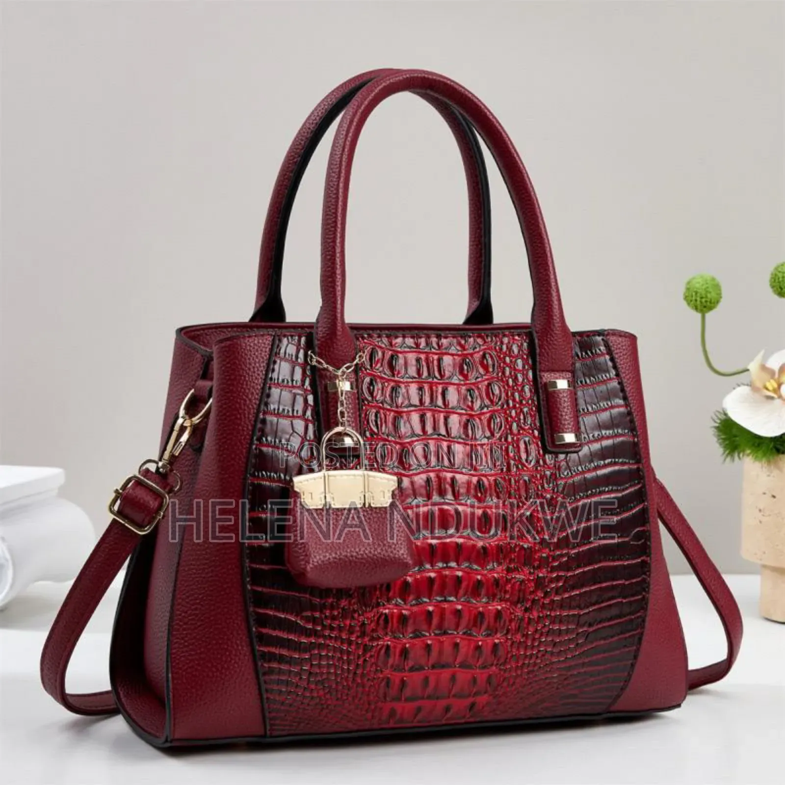 Croc Skin Bag