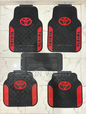 Toyota Universal Rubber Foot Mat Durable Anti-Slip All Weather Mat