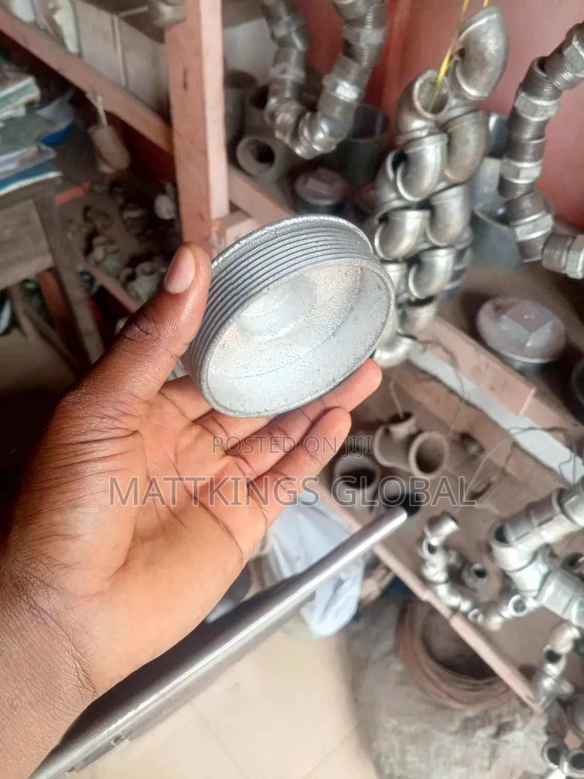 Galvanized Plug Cap