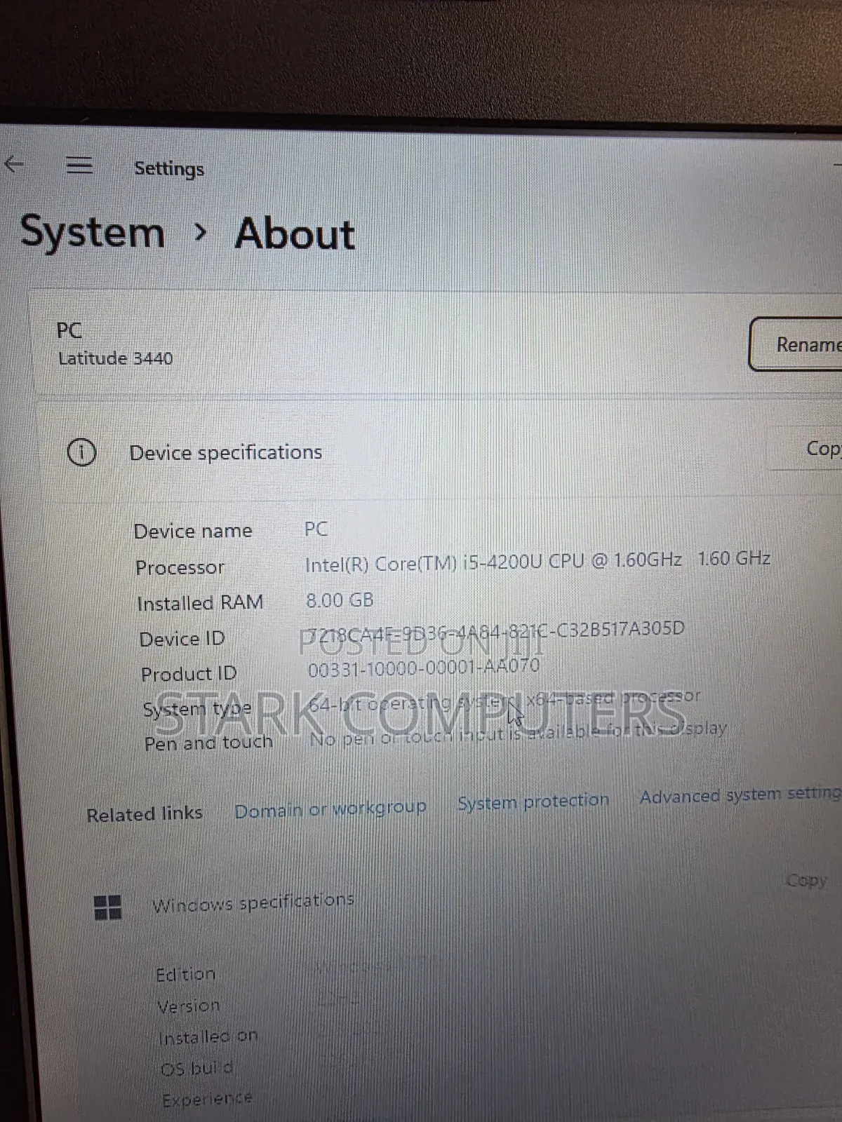 Laptop Dell Latitude 3440 8GB Intel Core i5 HDD 500GB