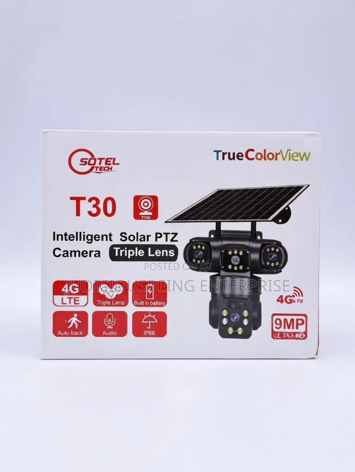 3 Lens Solar Powered Camera