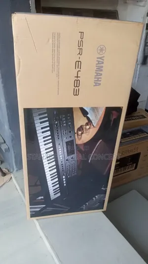 Yamaha PSR E483 Keyboard With Adapter
