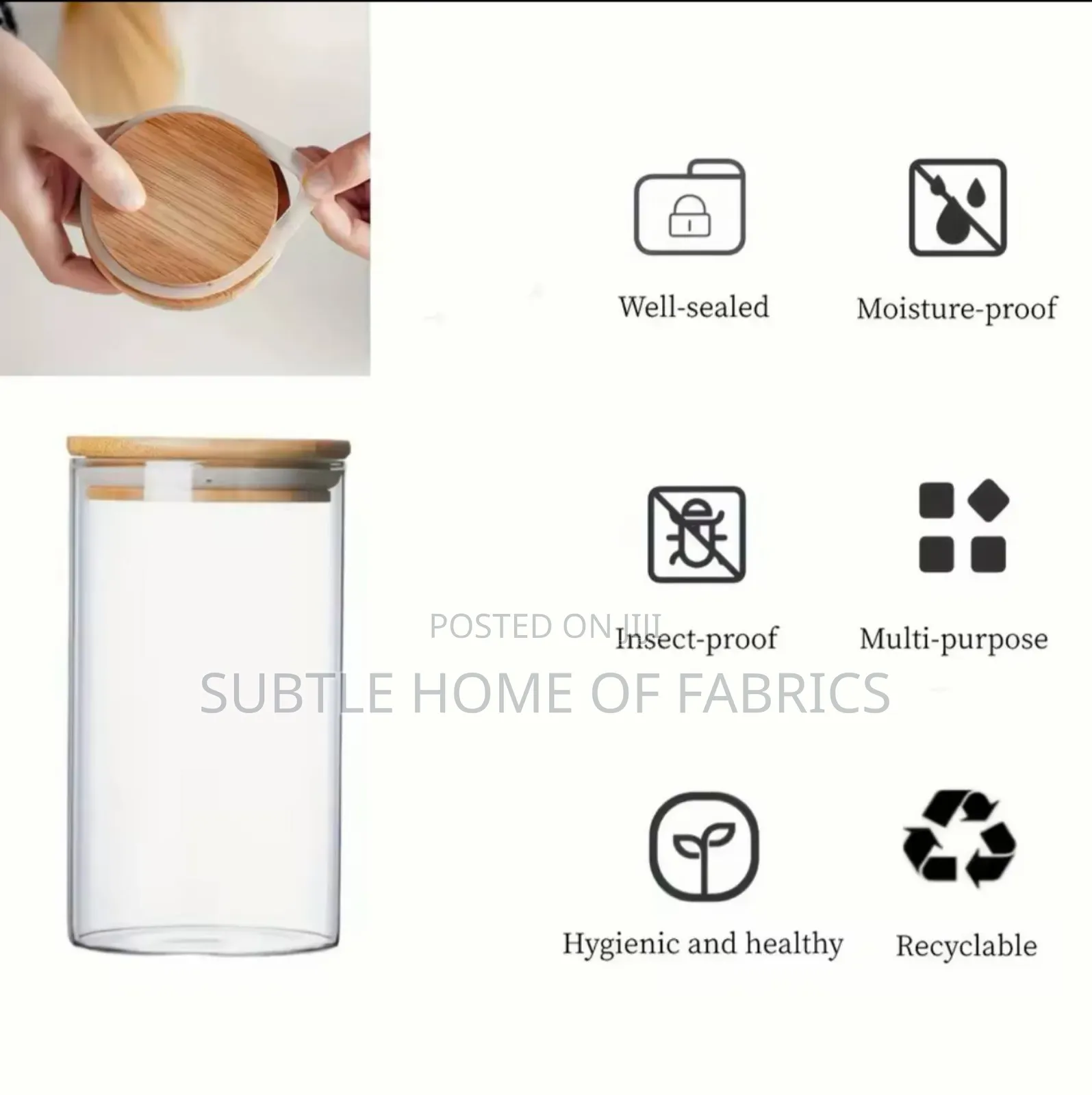 Airtight Glass Storage Jars Set – Kitchen Organization Made Easy