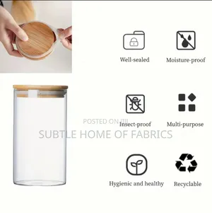 Airtight Glass Storage Jars Set – Kitchen Organization Made Easy