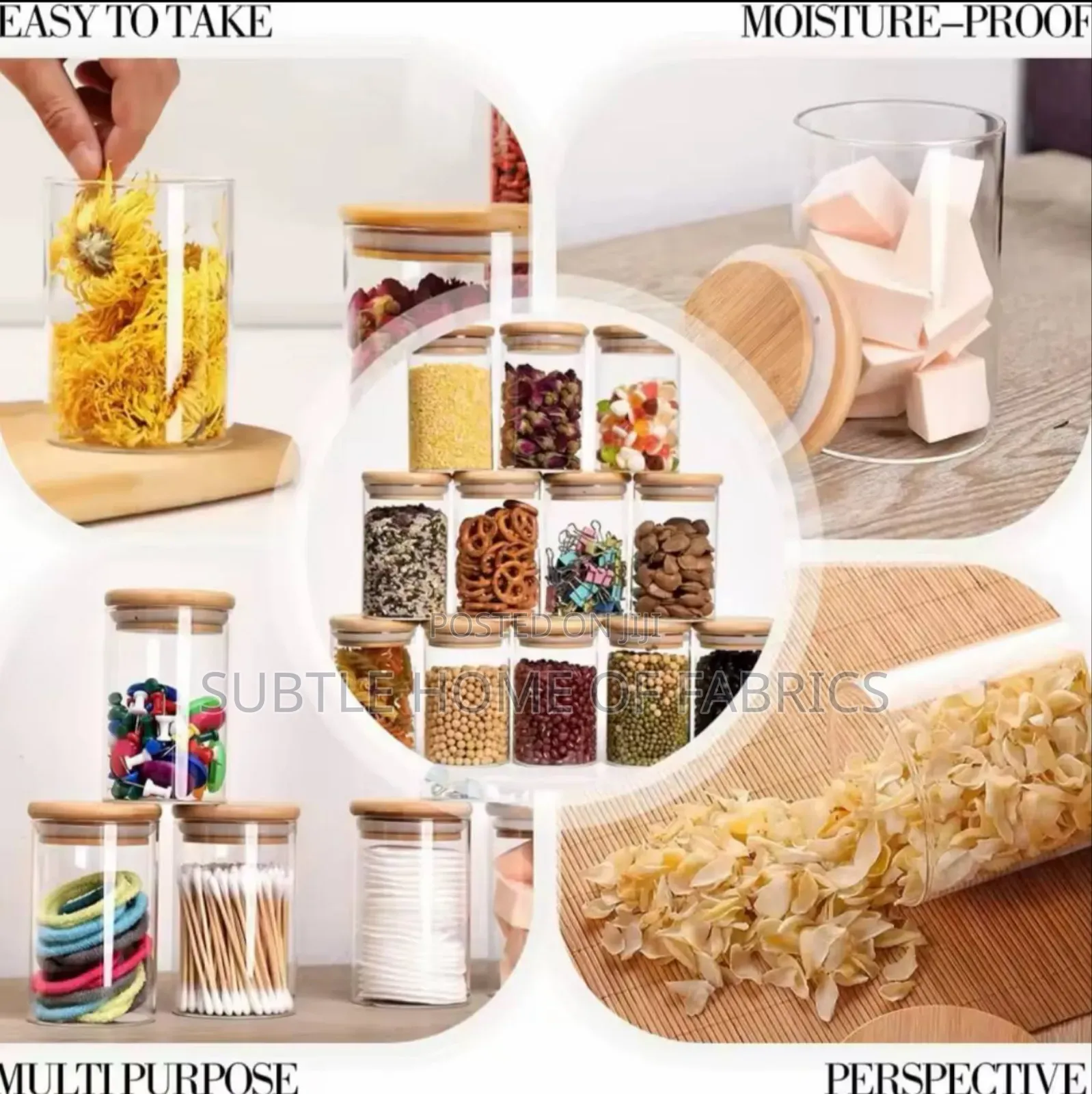 Airtight Glass Storage Jars Set – Kitchen Organization Made Easy
