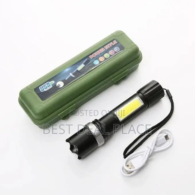 Led Flashlight Waterproof 3 Modes Rechargeable Led Torch Flashlight
