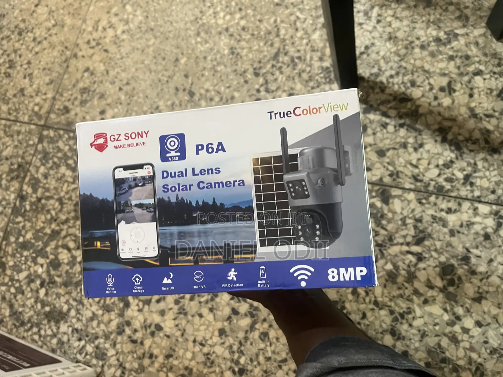 P6a Dual Lens Solar Camera