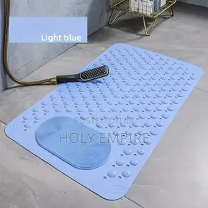 Bathroom Non-slip Mat Solid Color Massage Mat Home Anti-slip Suction