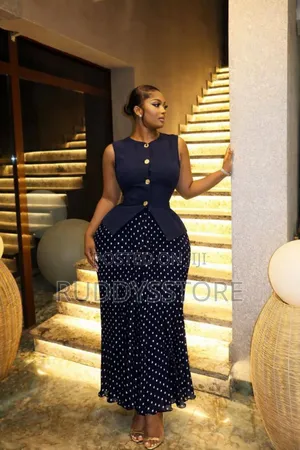 Elegant Polka Dot Skirt Coat Top Two-Piece Set