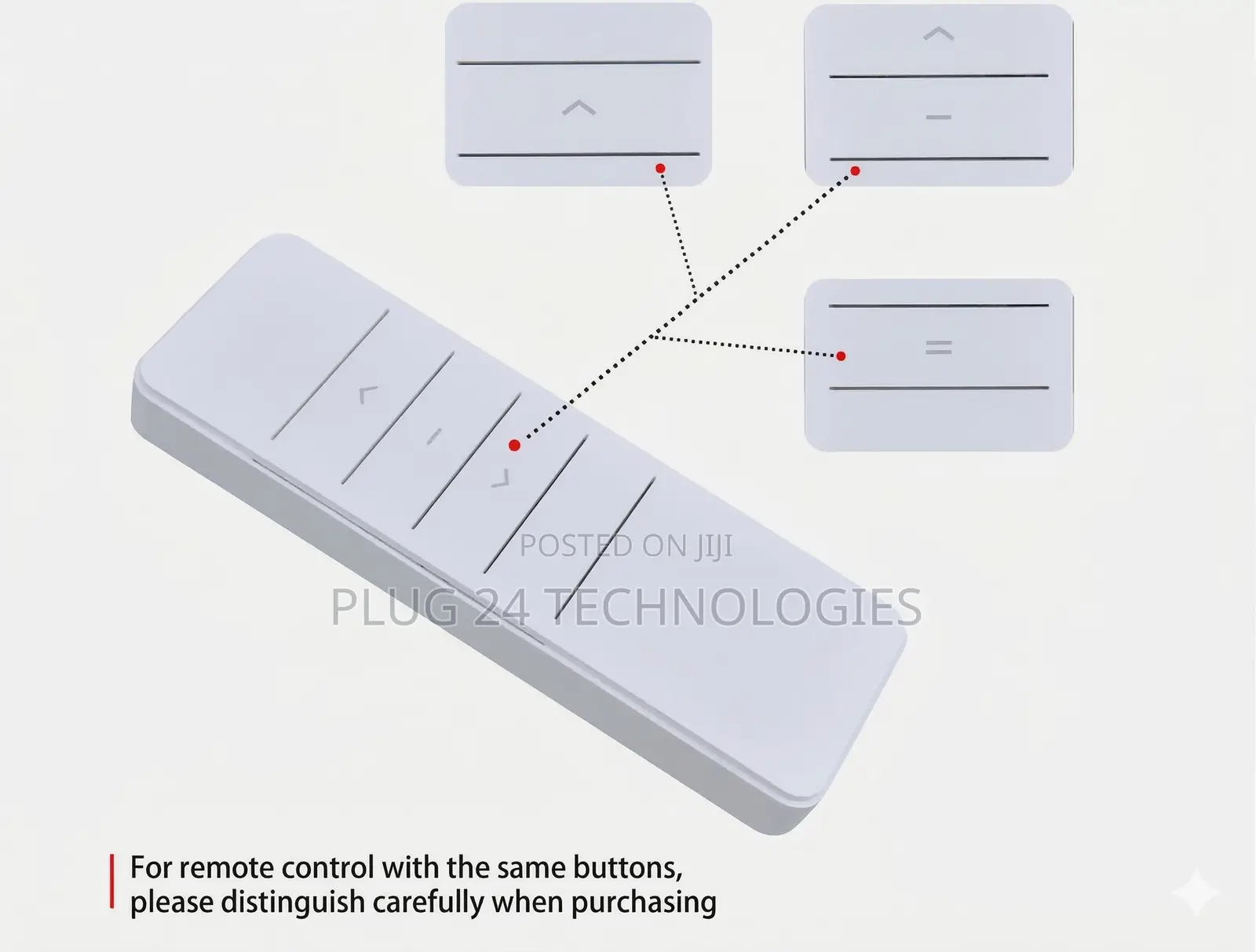 2ch Rf Remote Control For Smart Curtain